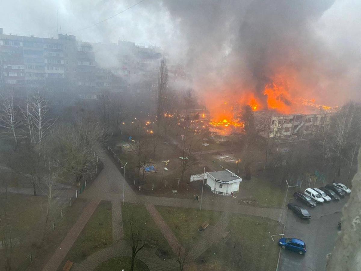 В Броварах разбился вертолет с руководством МВД на борту / Фото из соцсетей