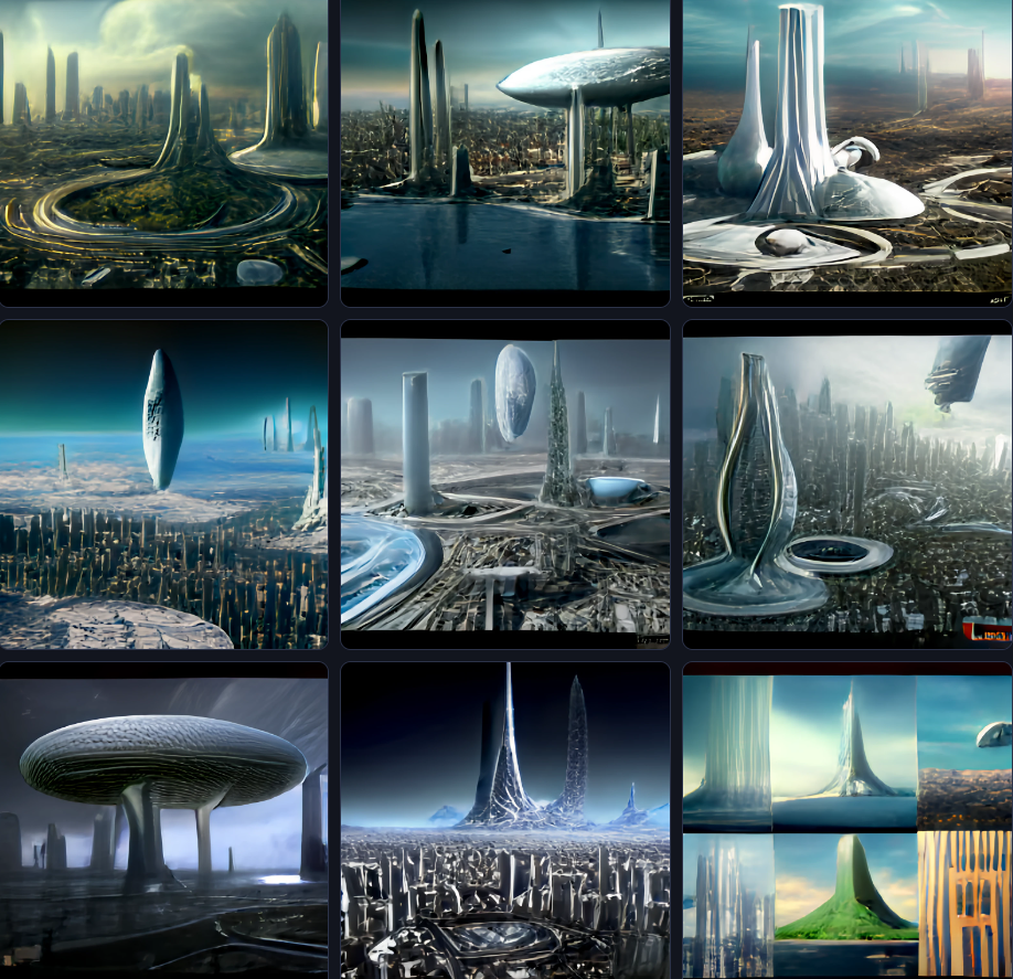 Робота нейромережі за запитом "Як буде виглядати майбутнє" Робота нейромережі за запитом "Як буде виглядати майбутнє"