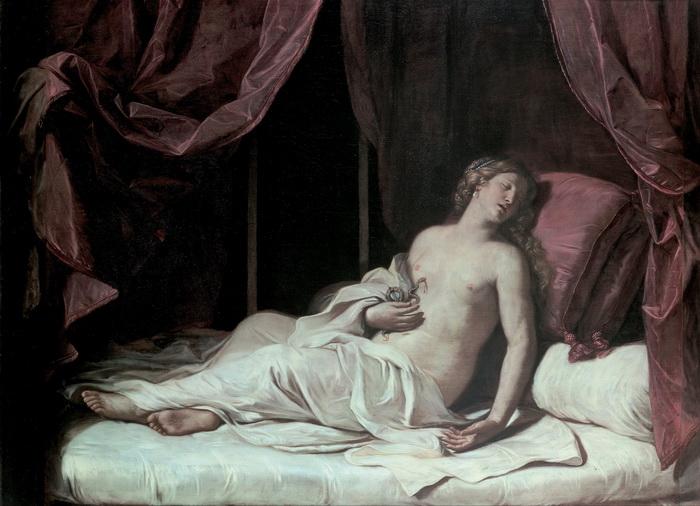 Картина "Смерть Клеопатри", Джованні Франческо Барб'єрі, 1648 рік