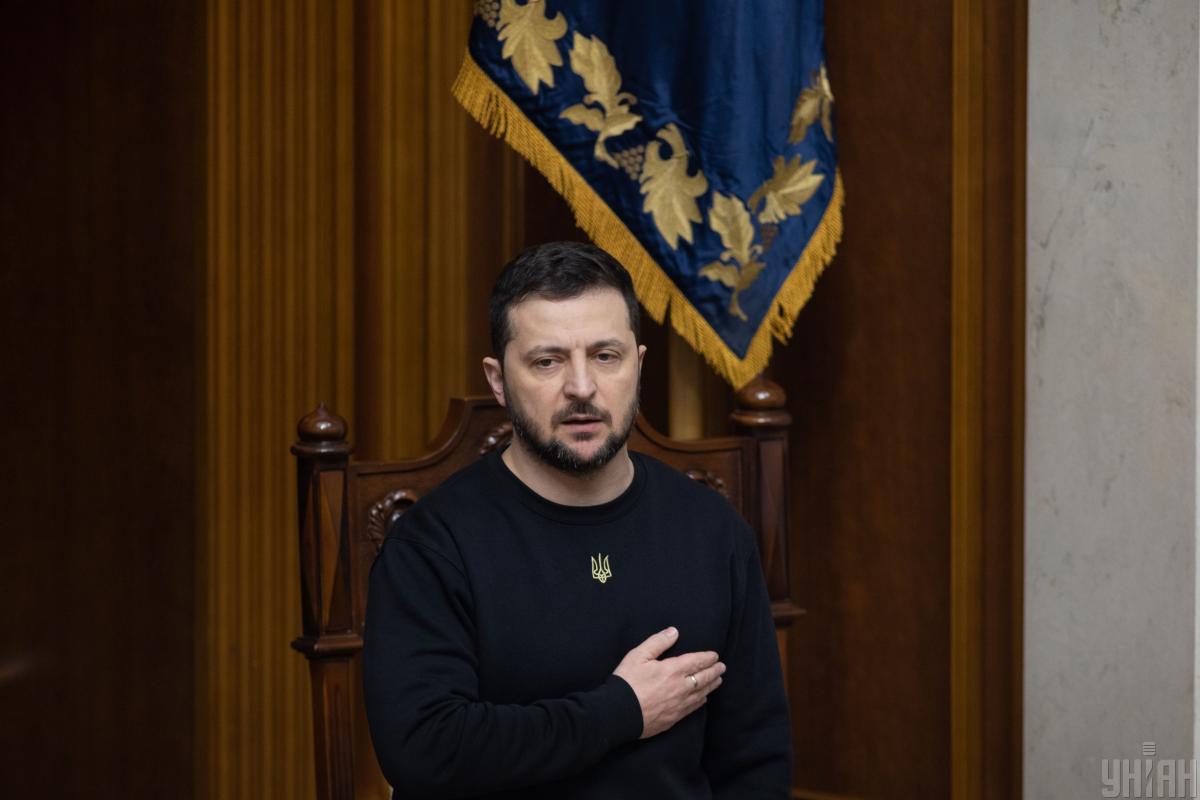 Зеленський розчулив привітанням із Днем Соборності / фото УНІАН Зеленський розчулив привітанням із Днем Соборності / фото УНІАН