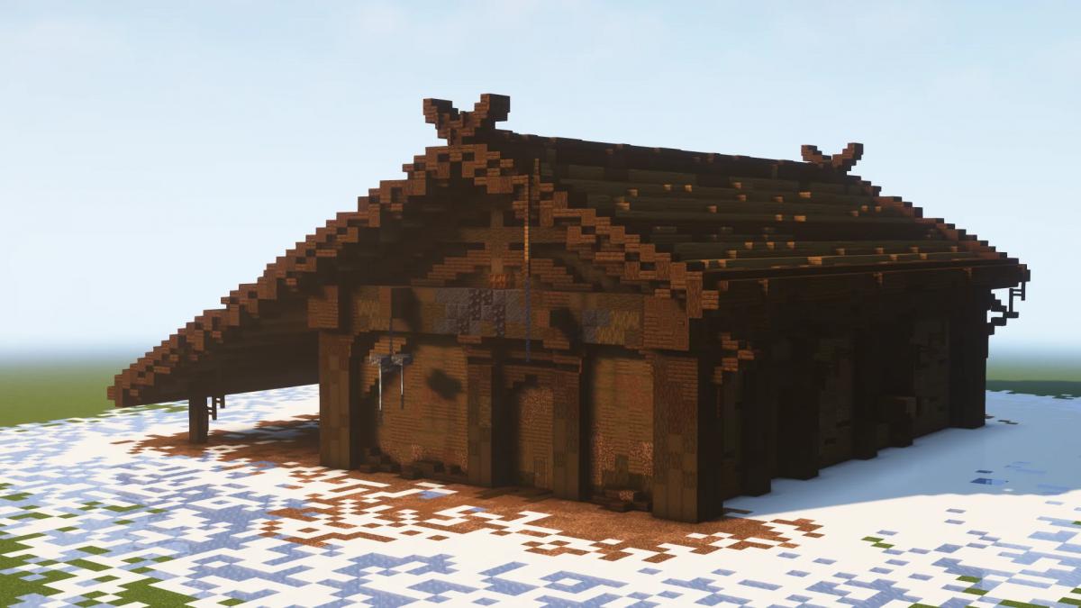 Будинок Кратоса в Minecraft / фото JayBeae Будинок Кратоса в Minecraft / фото JayBeae