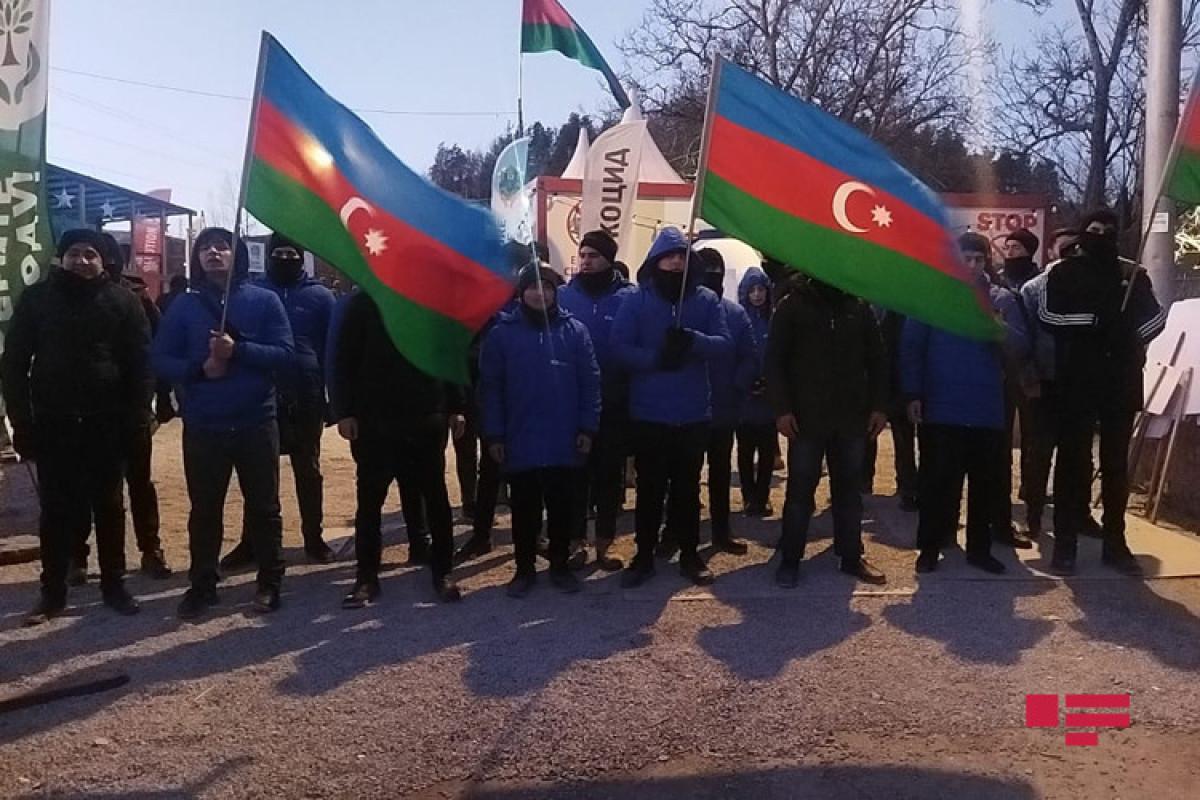 Протесты в Карабахе / фото активистов Протесты в Карабахе / фото активистов