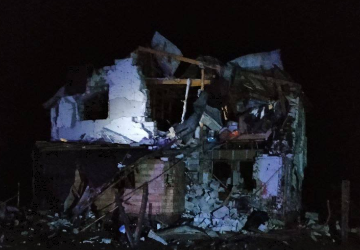 В Киевской области в результате вражеской атаки дронами повреждены несколько домов / фото t.me/andrii_nebytov В Киевской области в результате вражеской атаки дронами повреждены несколько домов / фото t.me/andrii_nebytov