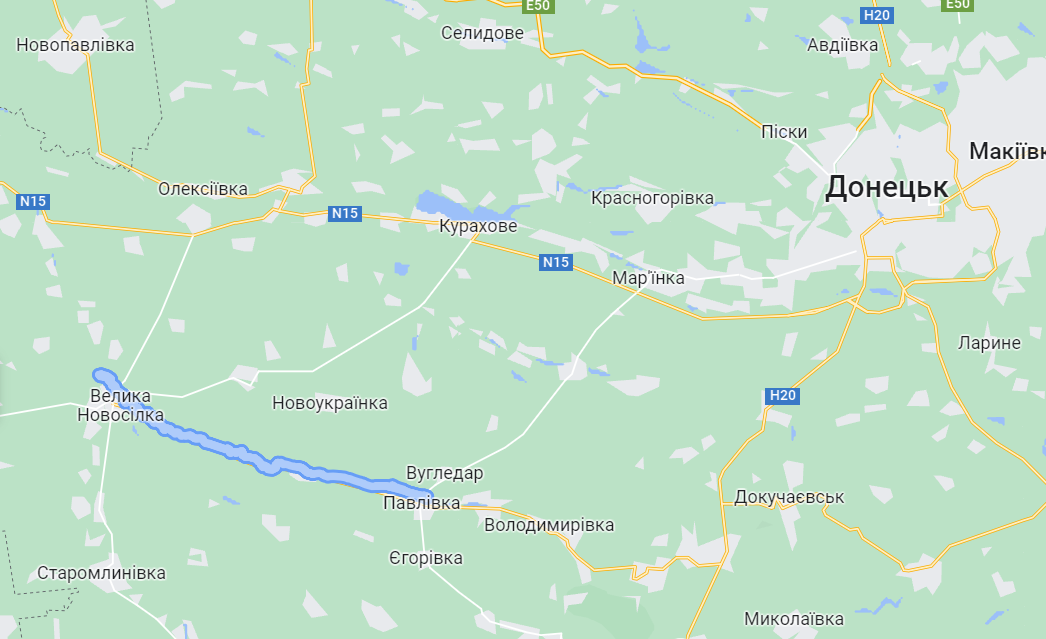 Войска РФ, вероятно, продвинулись на несколько сотен метров за небольшую реку Кашлагач / скриншот