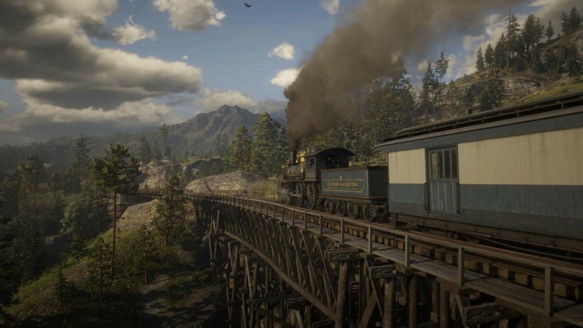 В Red Dead Redemption 2 персонажи строят железную дорогу в реальном времени  (видео) — УНИАН