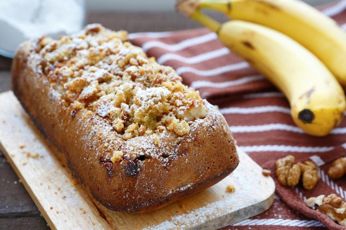 Банановый пирог, пошаговый рецепт на ккал, фото, ингредиенты - Сима♥
