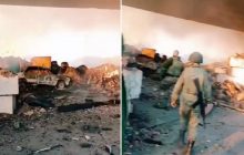 Росіяни показали наслідки ударів ЗСУ: замість блокпосту - згарище (відео)