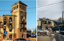 Оккупанты в Мариуполе снесли исторический "дом с часами" (фото)