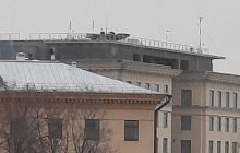 Вокруг Кремля на крышах зданий разместили уже три ЗРК "Панцирь-С1"