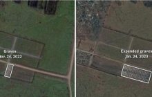 Журналисты показали кладбище ЧВК "Вагнер": могил в семь раз больше, чем два месяца назад