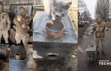 Подразделения 19 различных бригад получили буржуйки от Олега Крота и "Фундации Течия"