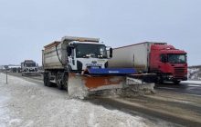На трассе Одесса-Рени из-за непогоды и ДТП образовалась 15-километровая пробка (видео)