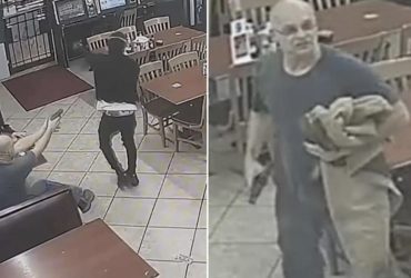 В США мужчина хотел ограбить ресторан, но посетитель заведения всадил в него около 10 пуль (фото)