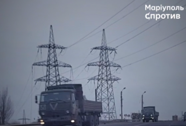 Перевозять зуби дракона: в Маріуполі помітили велику колону російської техніки (відео)