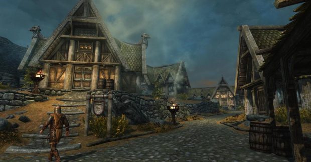 Игрок в Skyrim смог прокачать все навыки до максимума, не покидая ...