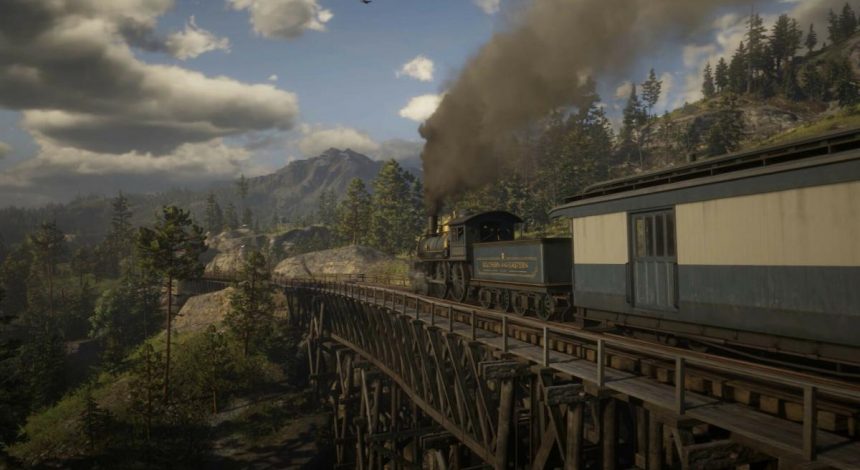У Red Dead Redemption 2 персонажі будують залізницю в режимі реального часу (відео)