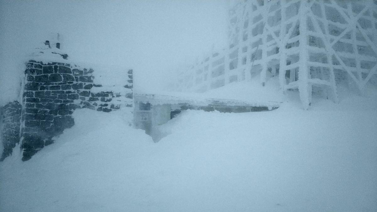 A winter storm arose in the Carpathians / photo by the Montenegrin mountain search and rescue post