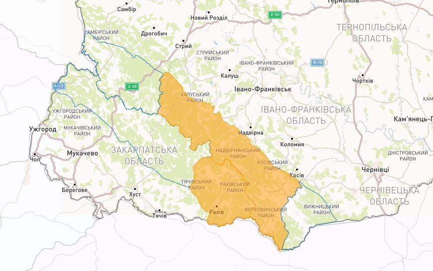 Сьогодні в Карпатах можливі лавини / фото Укргідрометцентр Сьогодні в Карпатах можливі лавини / фото Укргідрометцентр