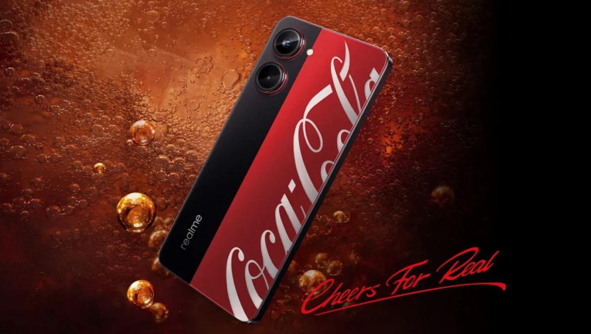 Компания раскрыла внешний вид своего смартфона в стиле Coca-Cola / фото realme