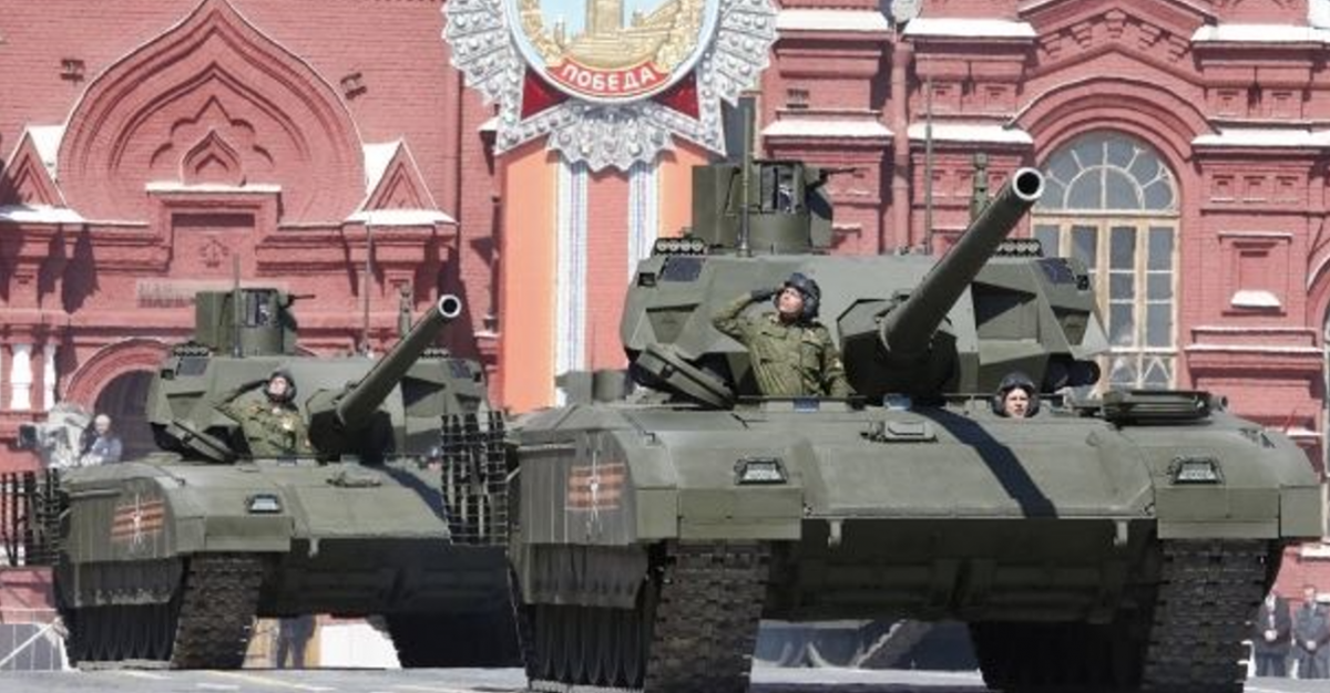 Танки Т-14 "Армата" не были замечены в Украине / фото REUTERS
