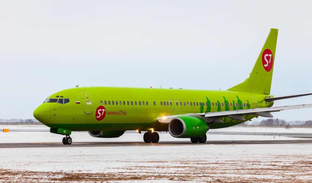 У Росії за один день не змогли злетіти два літаки S7 Airlines / фото ua.depositphotos.com У Росії за один день не змогли злетіти два літаки S7 Airlines / фото ua.depositphotos.com