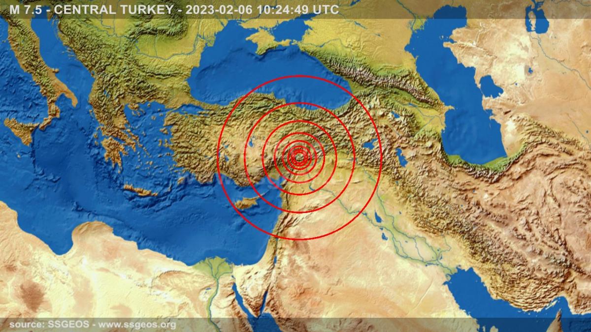 A powerful earthquake occurred in Turkey / photo twitter.com/ssgeos