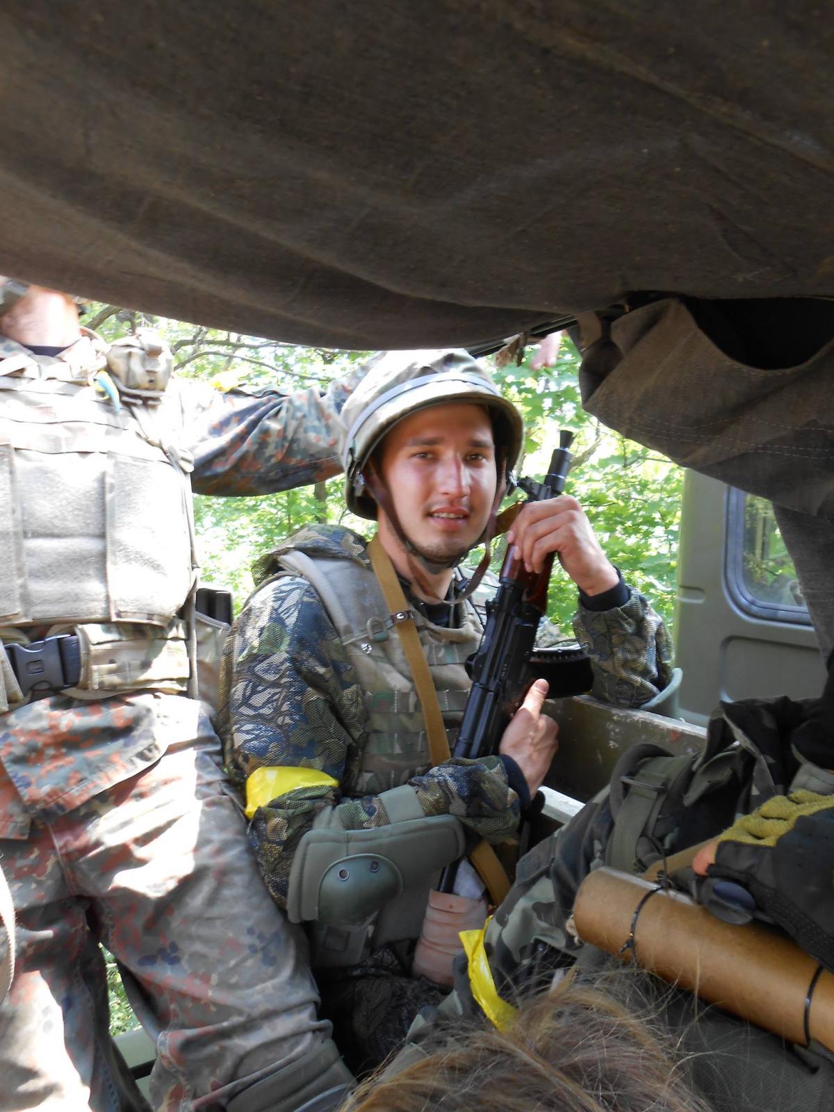 Біжан Шаропов воював в складі батальйону “Айдар" / фото facebook.com/kazhan.rashidovitch