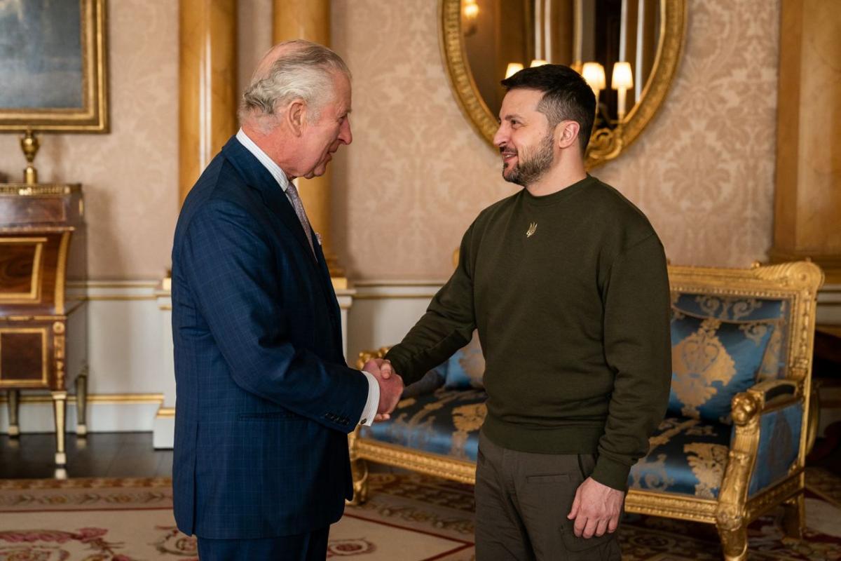 Зеленский поздравил короля Чарльза III с недавним восхождением на престол / фото пресс-служба ОП