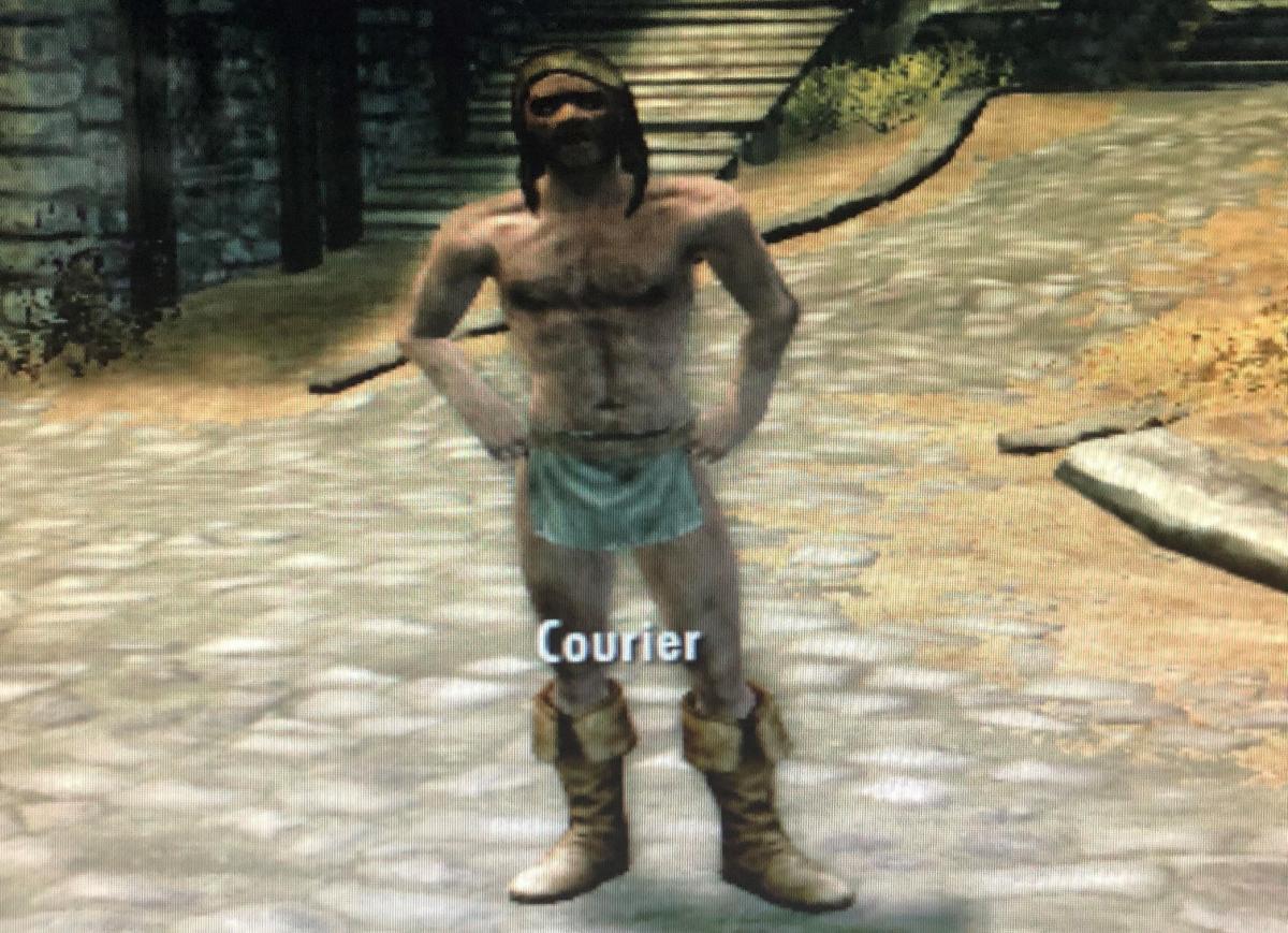 Новий баг в Skyrim / фото petedems Новий баг в Skyrim / фото petedems