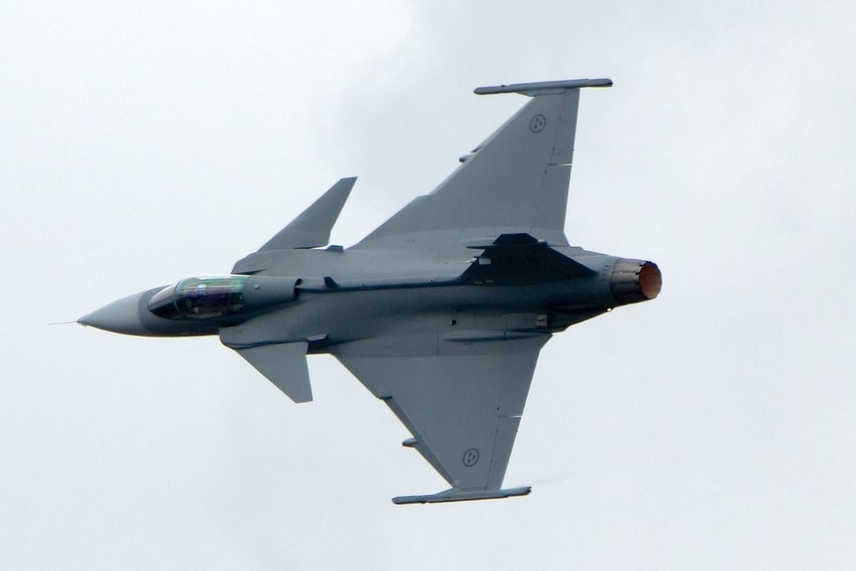 Swedish Gripen fighter / photo wikimedia.org
