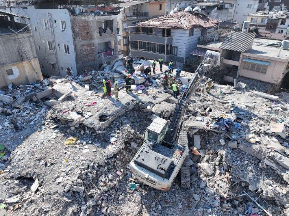 В Турции до сих пор разбирают завалы после смертоносного землетрясения 6 февраля / фото МВД Украины В Турции до сих пор разбирают завалы после смертоносного землетрясения 6 февраля / фото МВД Украины