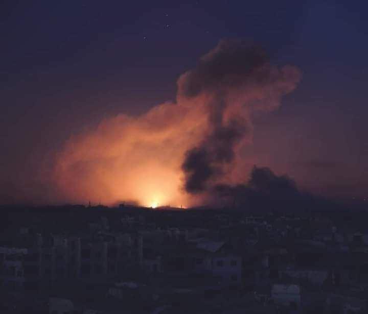 Israeli missiles attacked Syria / Social networks