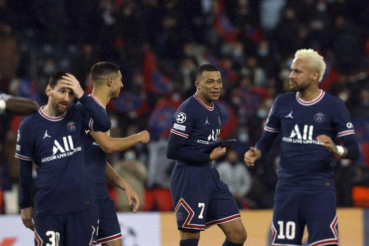 Kylian Mbappe, Lionel Messi and Neymar / photo REUTERS