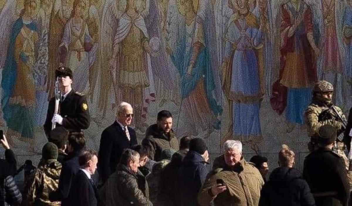 Байден приїхав до України / скріншот Байден приїхав до України / скріншот