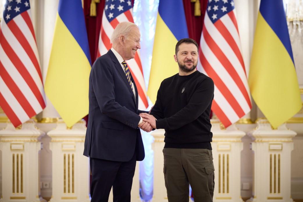 Biden met with Zelenskyi in Kyiv / photo president.gov.ua