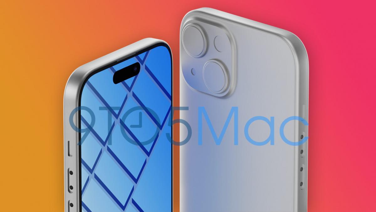 В сети появились рендеры iPhone 15 c Dynamic Island / Источник: 9to5Mac В сети появились рендеры iPhone 15 c Dynamic Island / Источник: 9to5Mac
