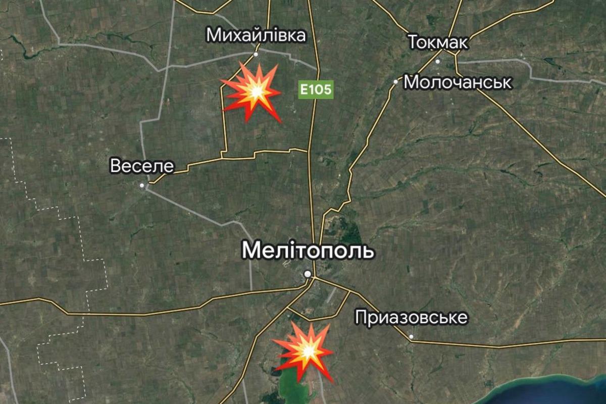 В оккупированном Мелитополе утром прогремел взрыв / фото t.me/ivan_fedorov_melitopol В оккупированном Мелитополе утром прогремел взрыв / фото t.me/ivan_fedorov_melitopol