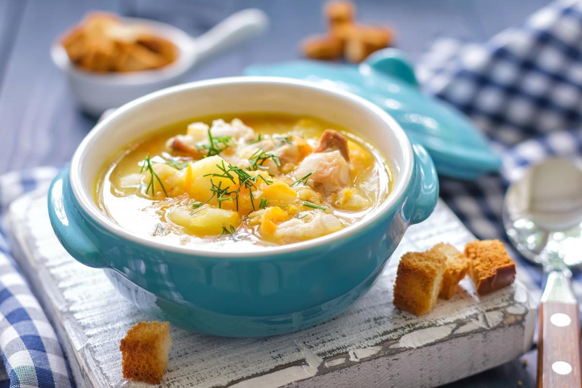Сливочный сырный суп с чесночными сухариками - пошаговый рецепт с фото на Вкусномир