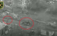 ВСУ разнесли командный пункт россиян: оккупанты убегали на краденых мотоциклах (видео)