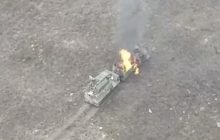 Украинские военные уничтожили редкий российский ЗРК "Тор" (видео)