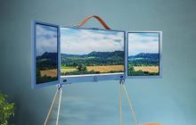 Ентузіаст сконструював незвичайний ПК-"валізу" з потрійним екраном: виглядає круто