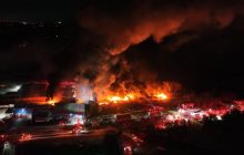 У США розбився і загорівся потяг з хімікатами: опубліковано епічне відео