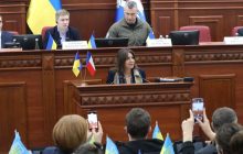 Мер Парижа Анн Ідальго виступила у мерії Києва і висловилася проти участі РФ в Олімпіаді-2024 – Кличко