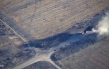 ЗСУ закидали снарядами колону російських окупантів під Бахмутом (відео)
