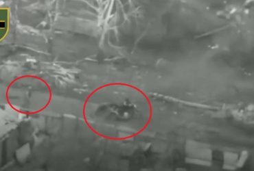 ВСУ разнесли командный пункт россиян: оккупанты убегали на краденых мотоциклах (видео)