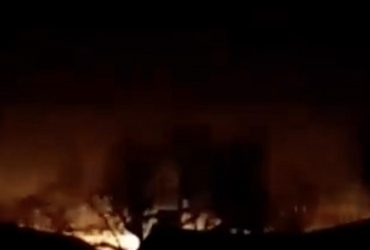 На відео показали, як горять збиті в Дніпрі Шахеди