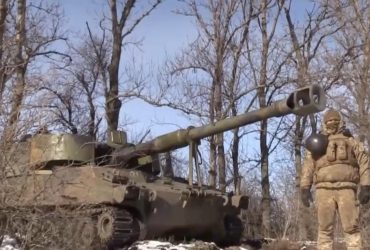 Под Угледаром САУ М109 разгромила колонну оккупантов (видео)