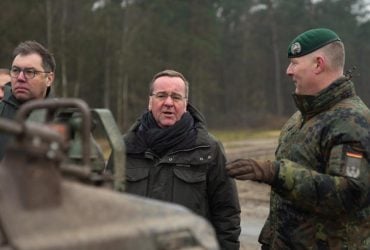 Пісторіус проінспектував навчання українських військових на Leopard i Marder (фото)