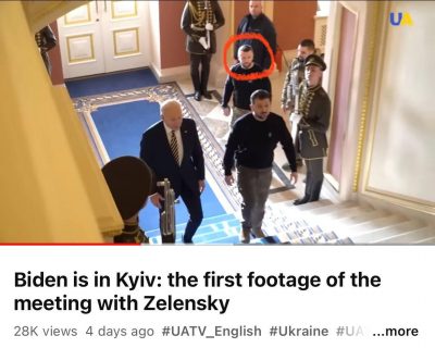 "Двійник" позаду президента / скриншот "Двійник" позаду президента / скриншот