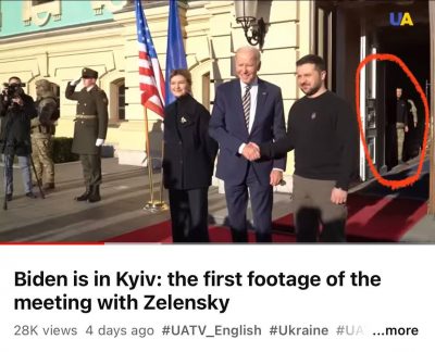 "Двійник" на зустрічі з Байденом / скриншот "Двійник" на зустрічі з Байденом / скриншот